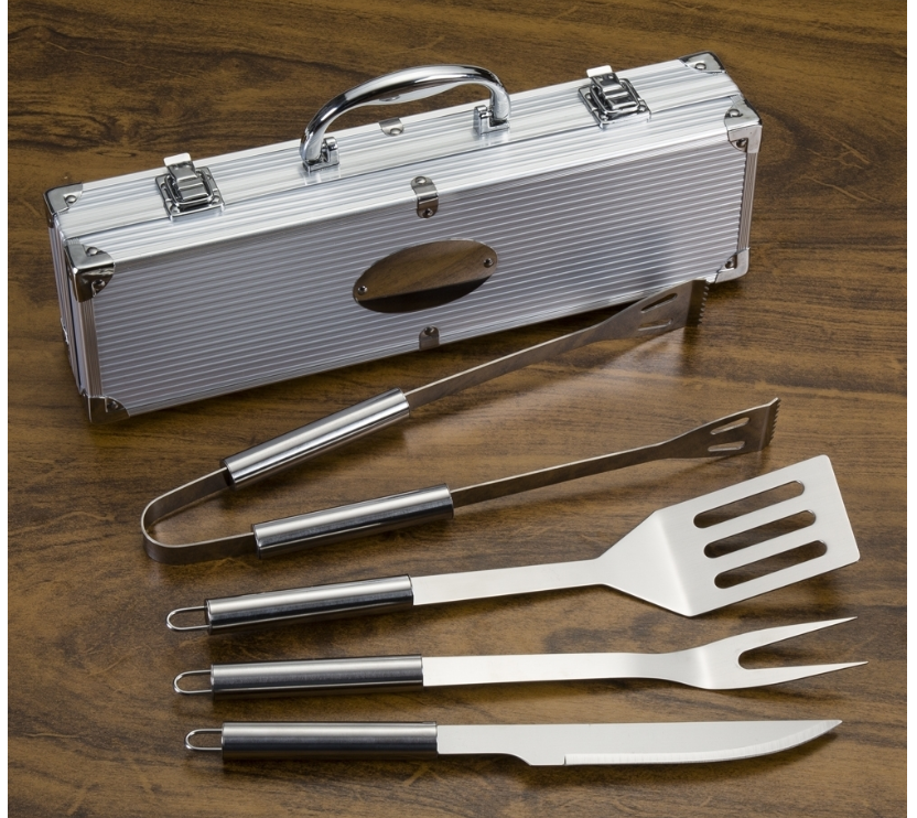 Maleta — Kit Churrasco 4 Peças